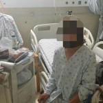 Stabbing victim in hospital