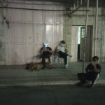 Suspects with attack dog; Photo courtesy of the photographer